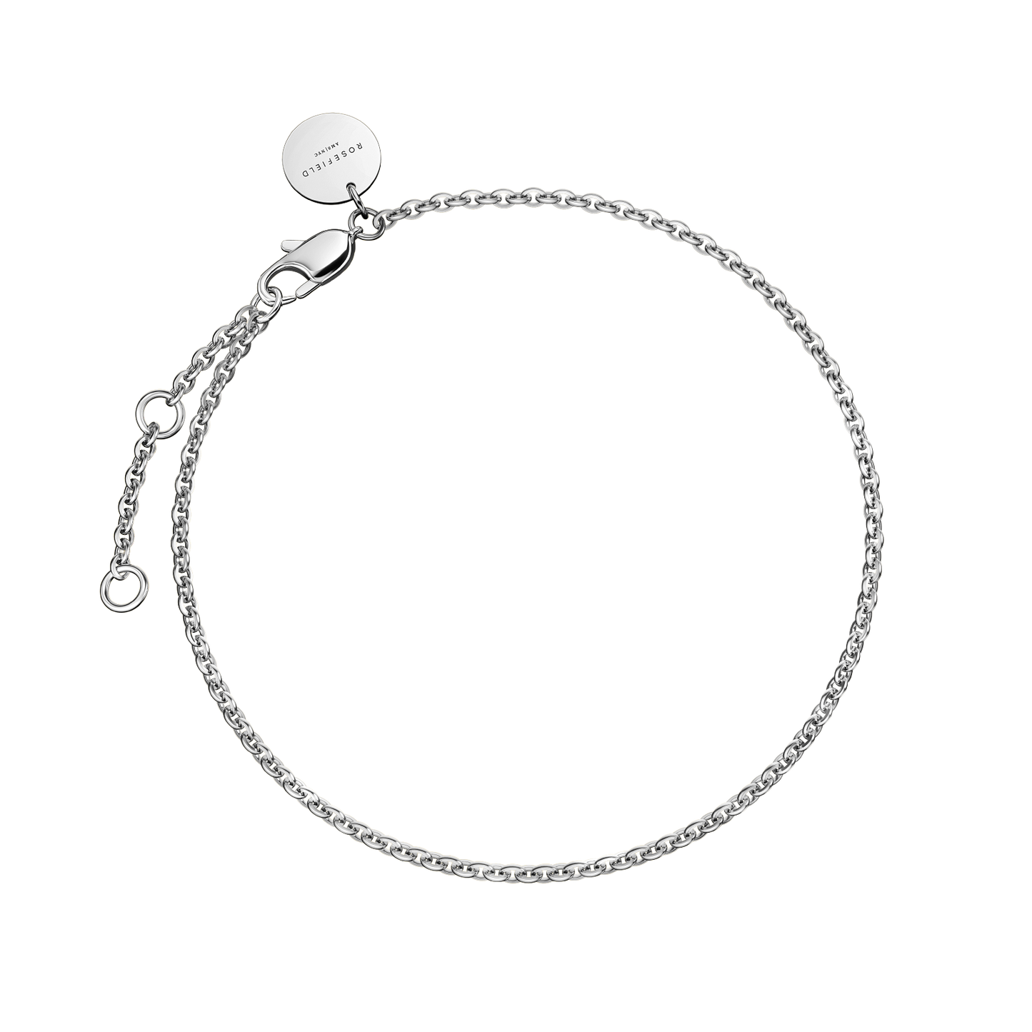 Rosefield Thin Chain Bracelet Silver