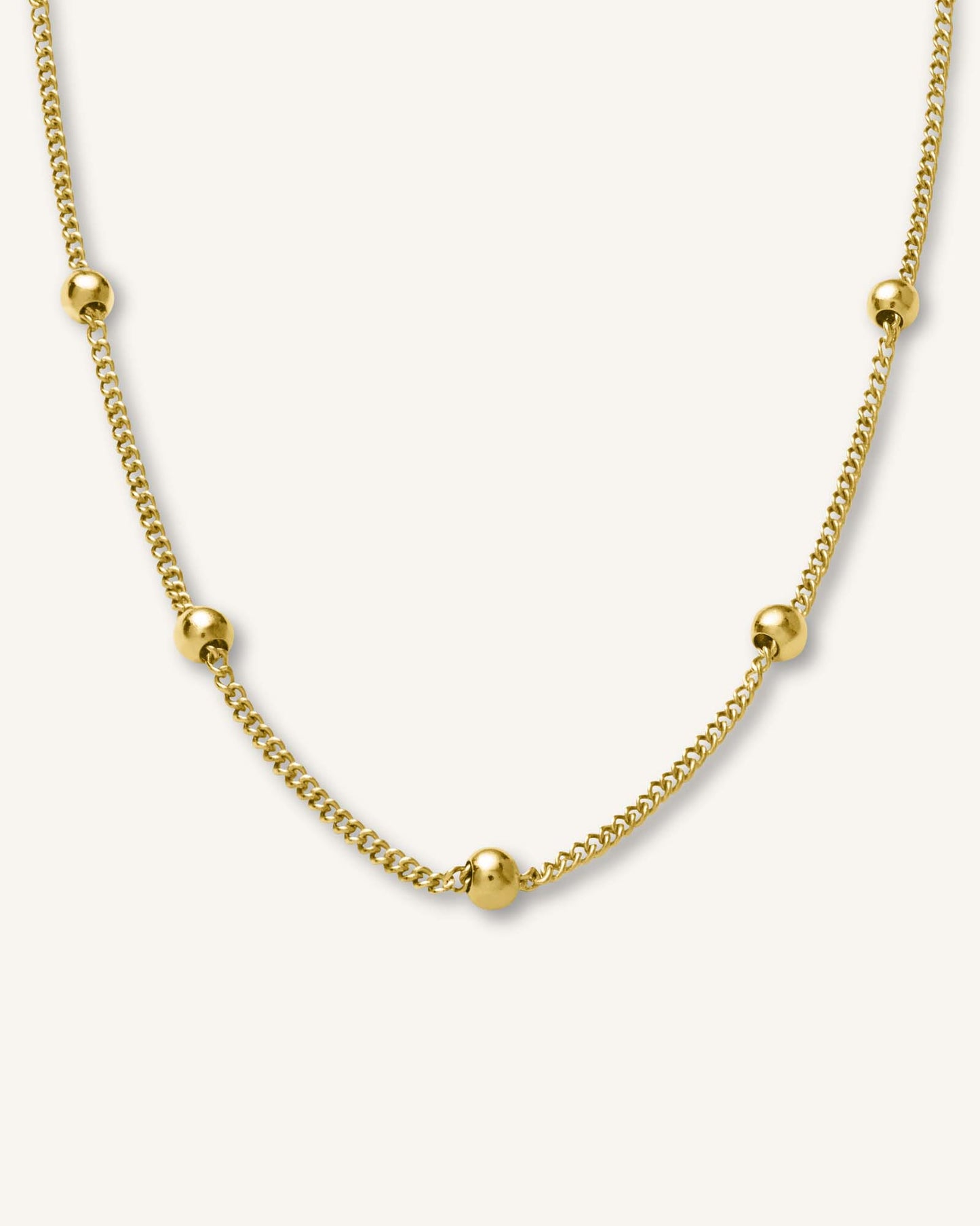Rosefield Iggy Dotted Choker Gold
