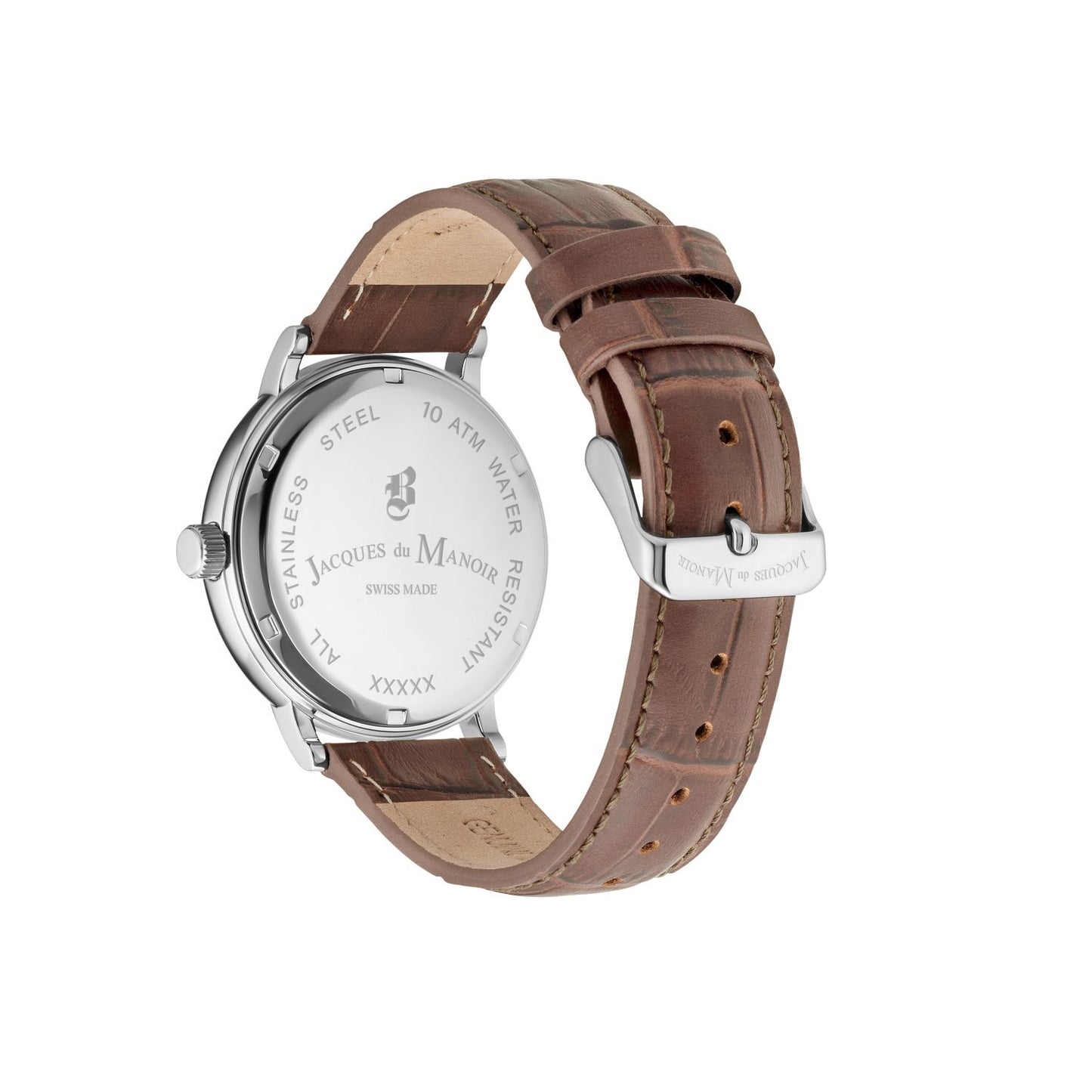 JDM Military Kilo Silver Dial Tan Leather Strap
