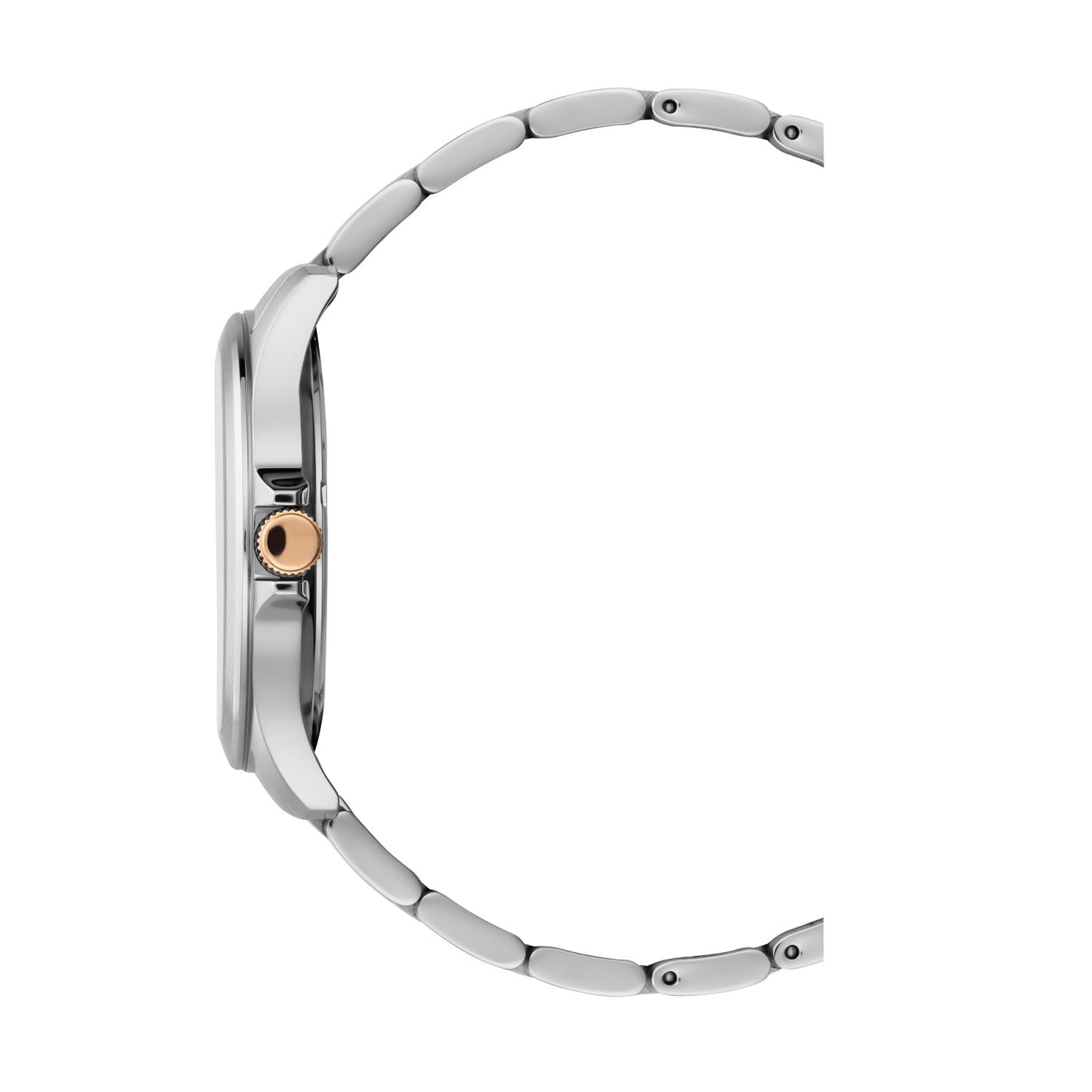 JDM Military Alpha II White Dial Rosegold Bi-colour Bracelet