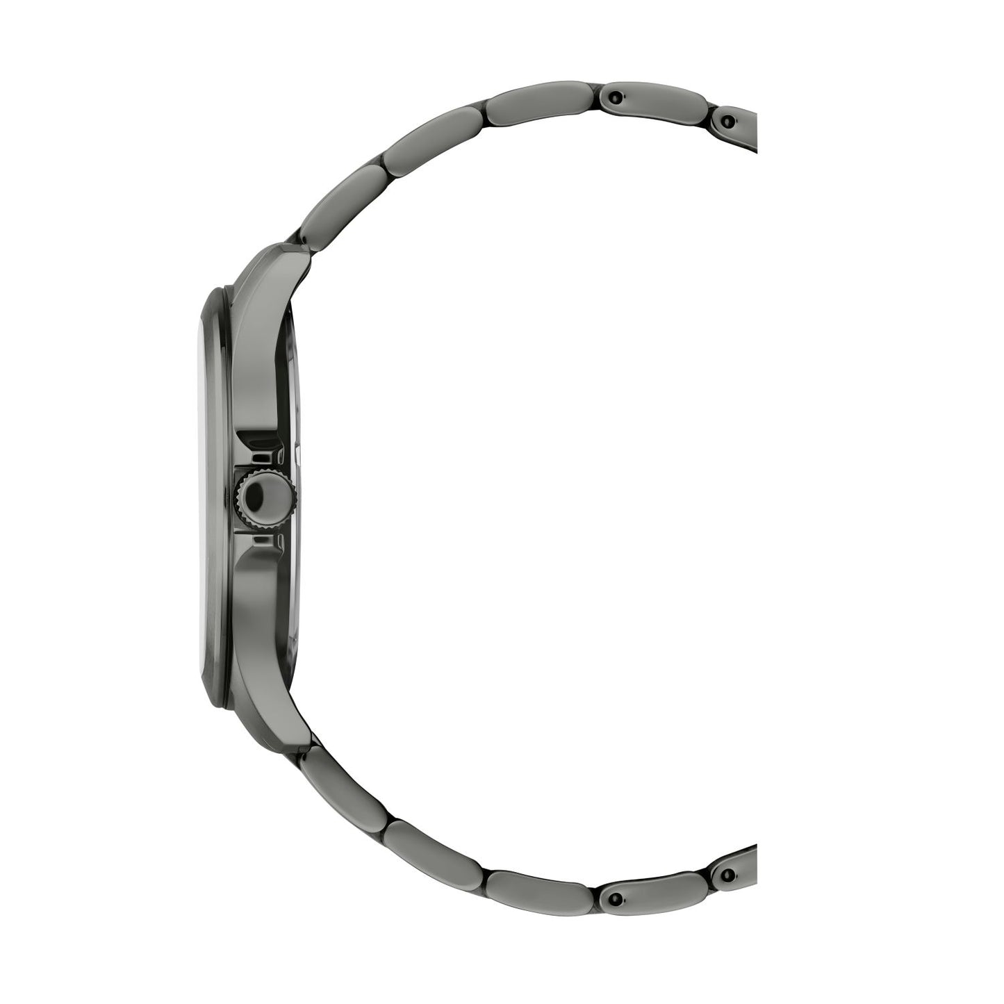 JDM Military Alpha II Green Dial Gun Metal IP Bracelet