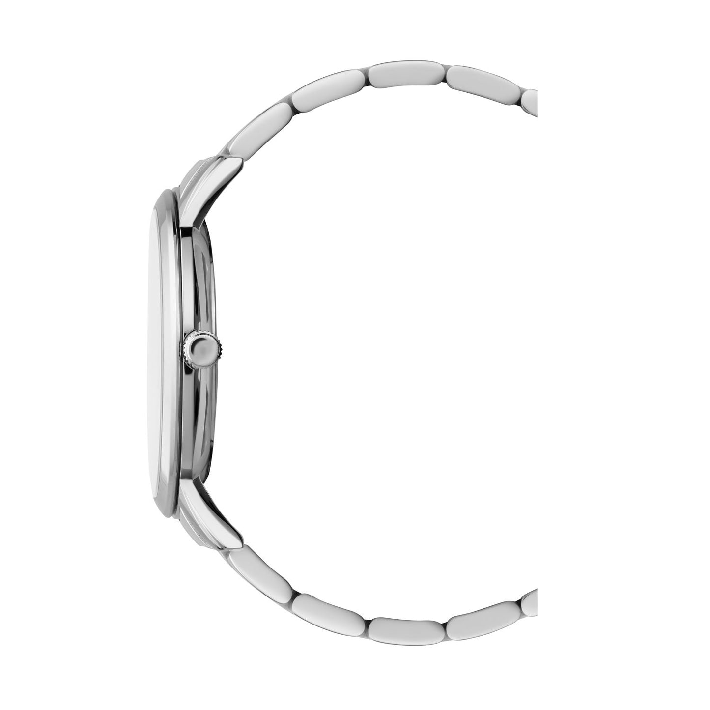 JDM Military Bravo I Silver Dial Stainless Steel Bracelet