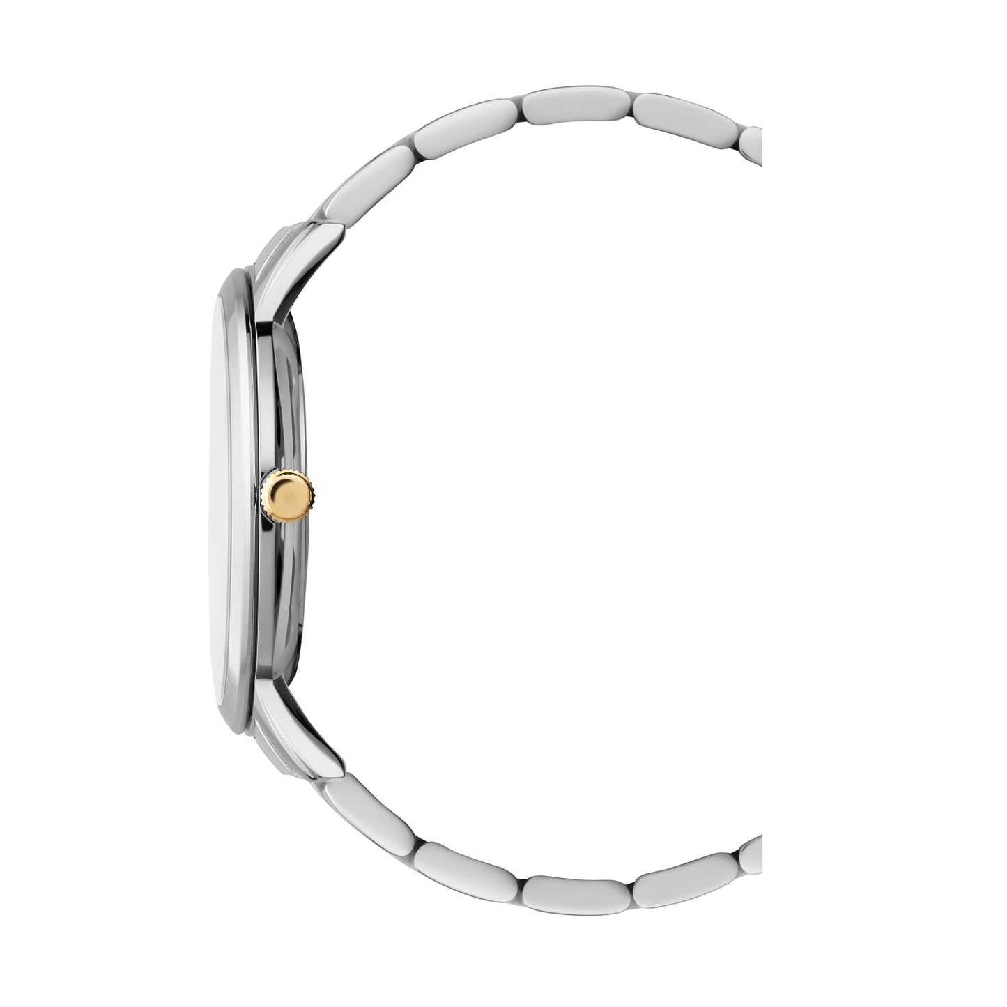 JDM Military Bravo I Silver Dial Gold Bi-colour Bracelet