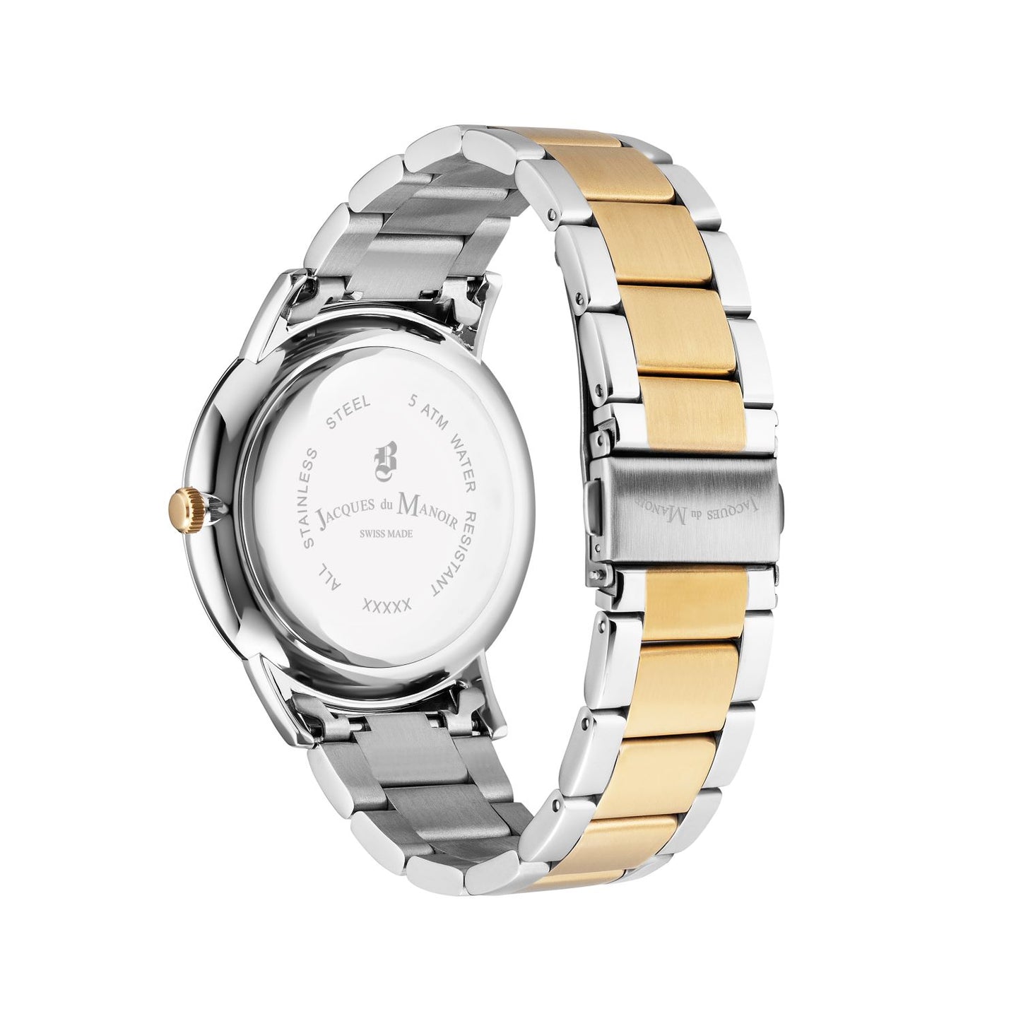 JDM Military Bravo I Silver Dial Gold Bi-colour Bracelet
