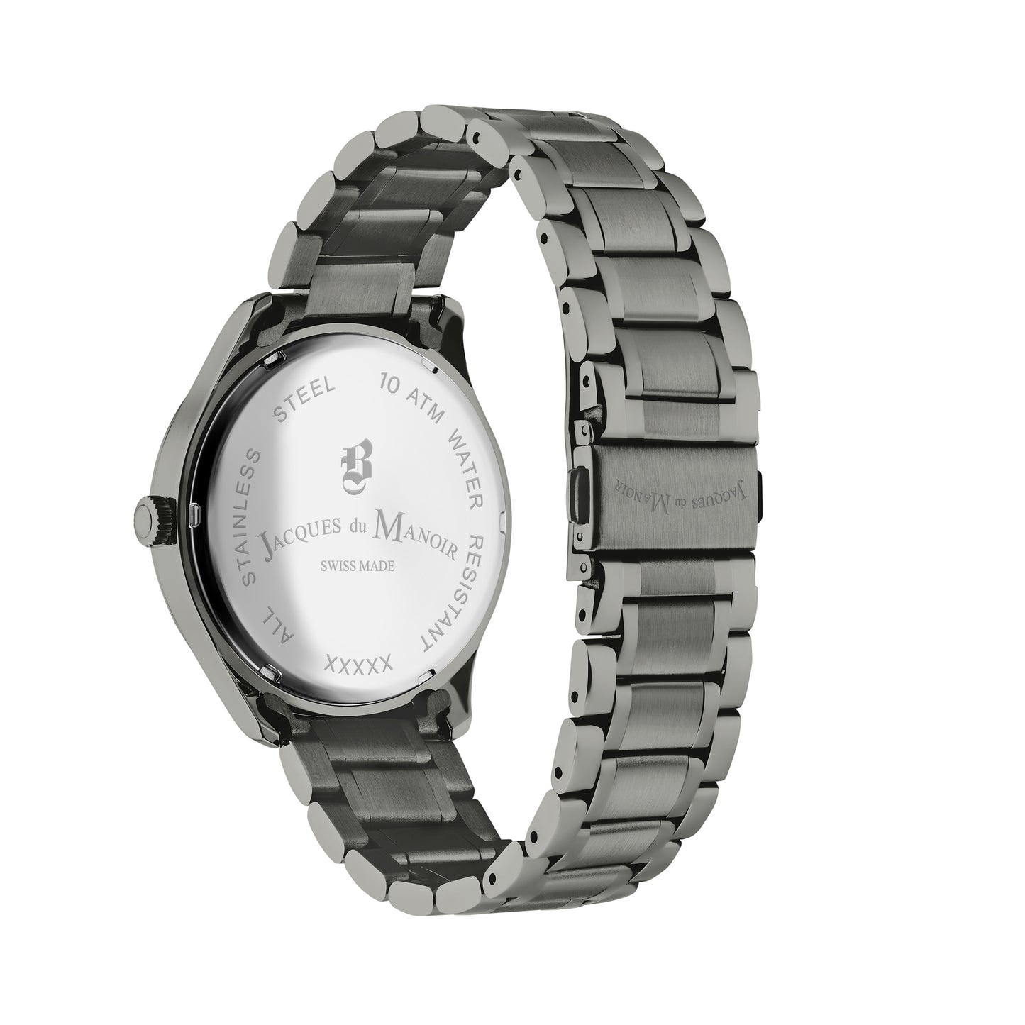 JDM Military Alpha Mission Green Dial Gun Metal IP Bracelet