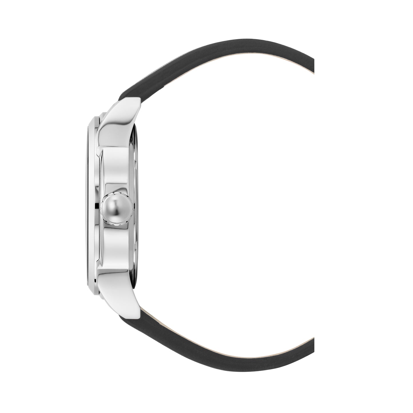 JDM Military Foxtrot Black Dial Black Leather Strap