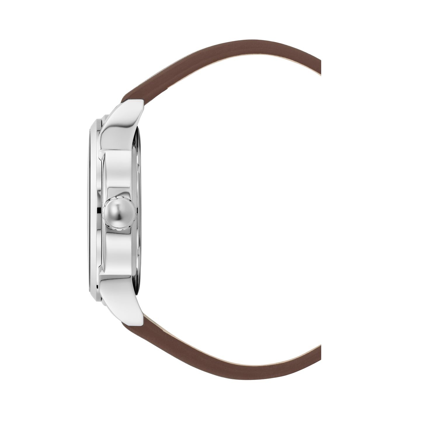 JDM Military Foxtrot Grey Dial Brown Leather Strap