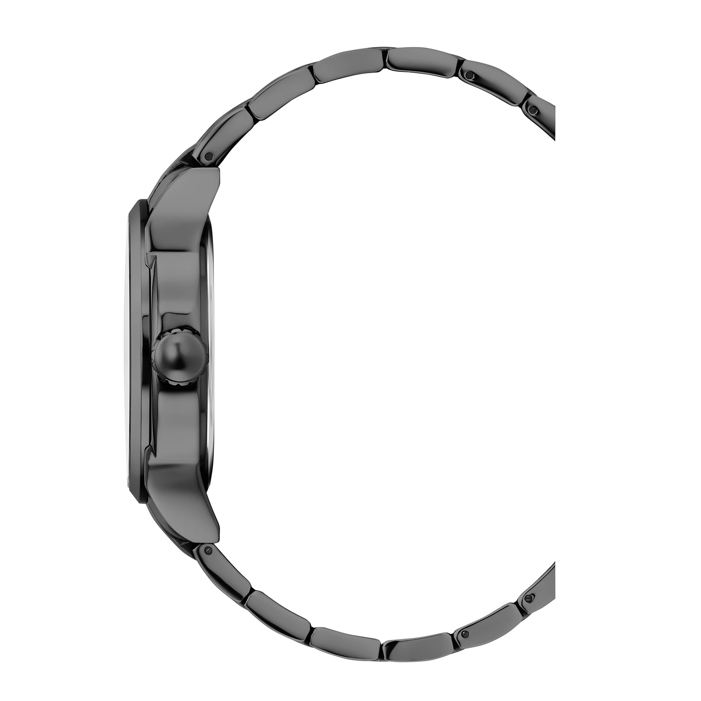 JDM Military Foxtrot Blue Dial Black IP Bracelet