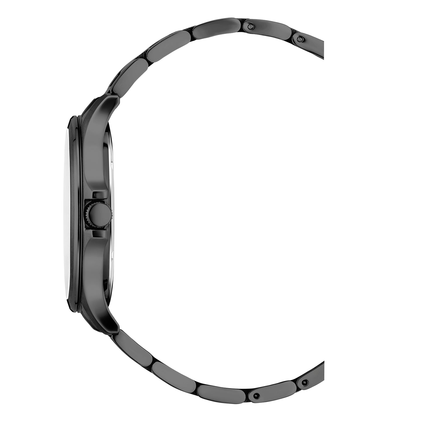 JDM Military Alpha III Blue Dial Black IP Bracelet