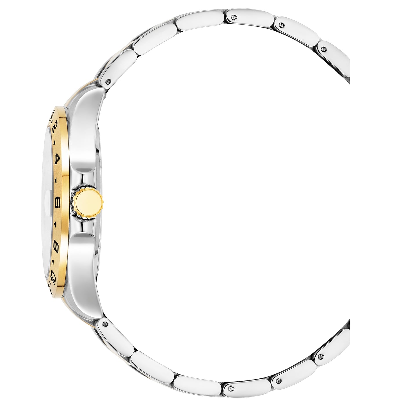 JDM Military Delta 24 Silver Dial Gold Bi-colour Bracelet