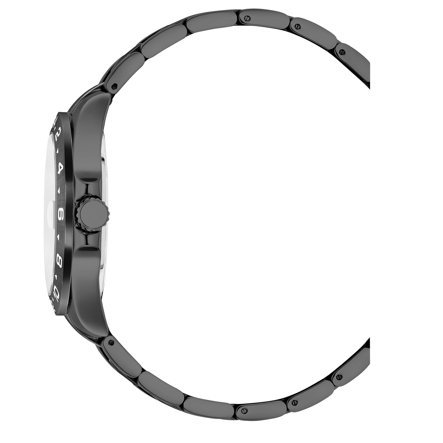 JDM Military Delta 24 Black Dial Black IP Bracelet