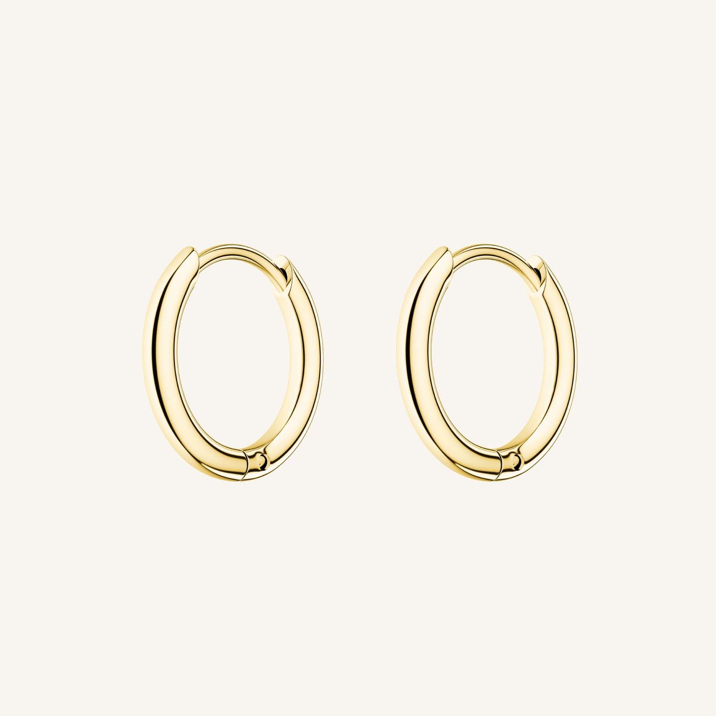 Rosefield Small Hoops Gold