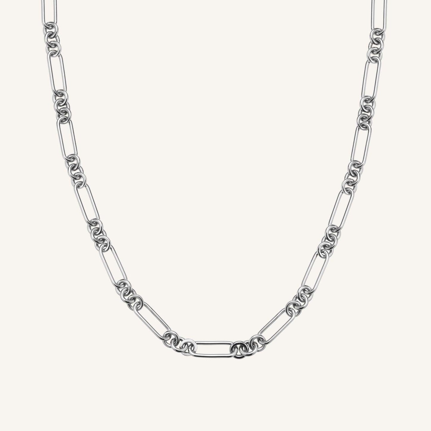 Rosefield Bold Chain Necklace Silver