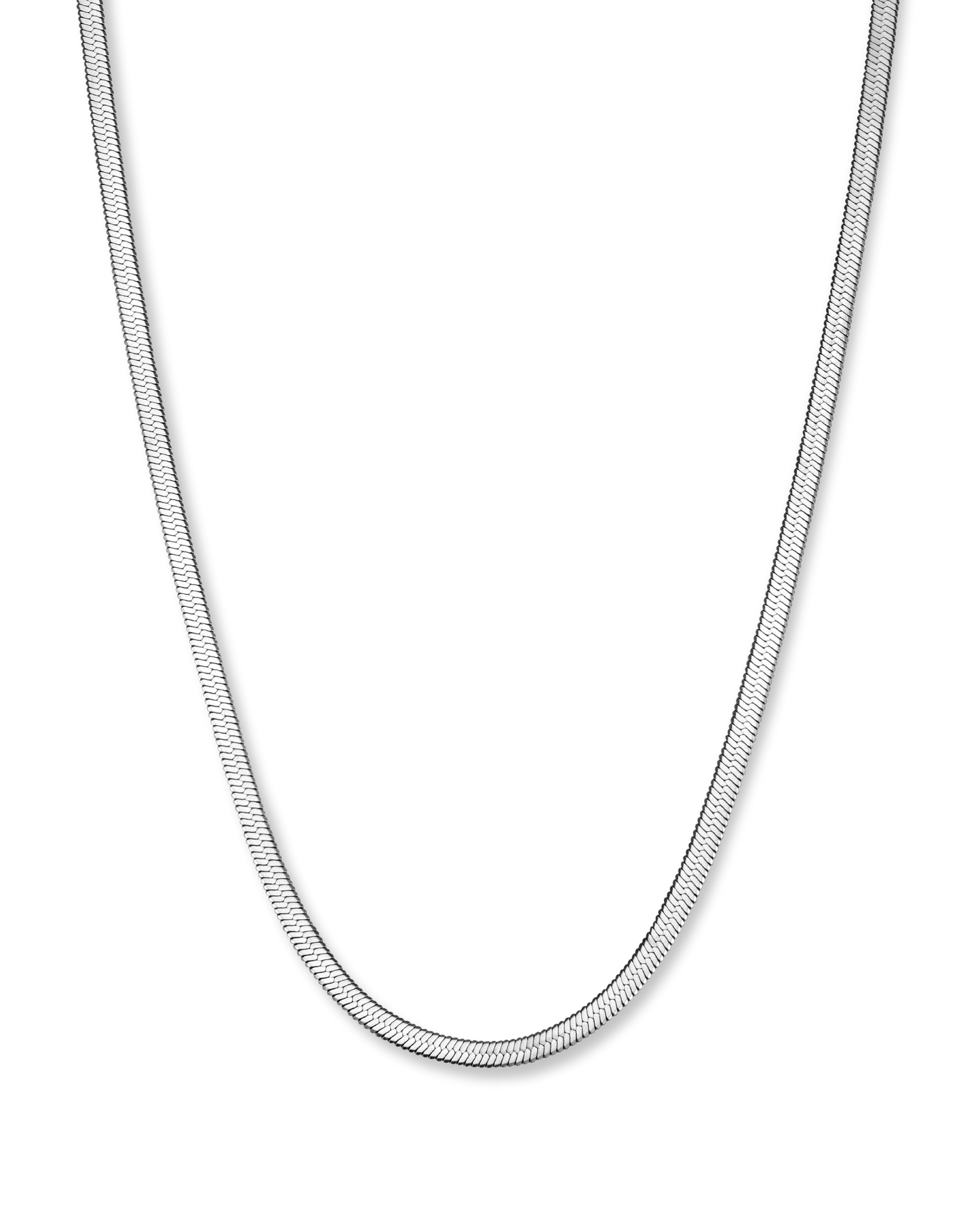 Rosefield Snake Necklace Silver