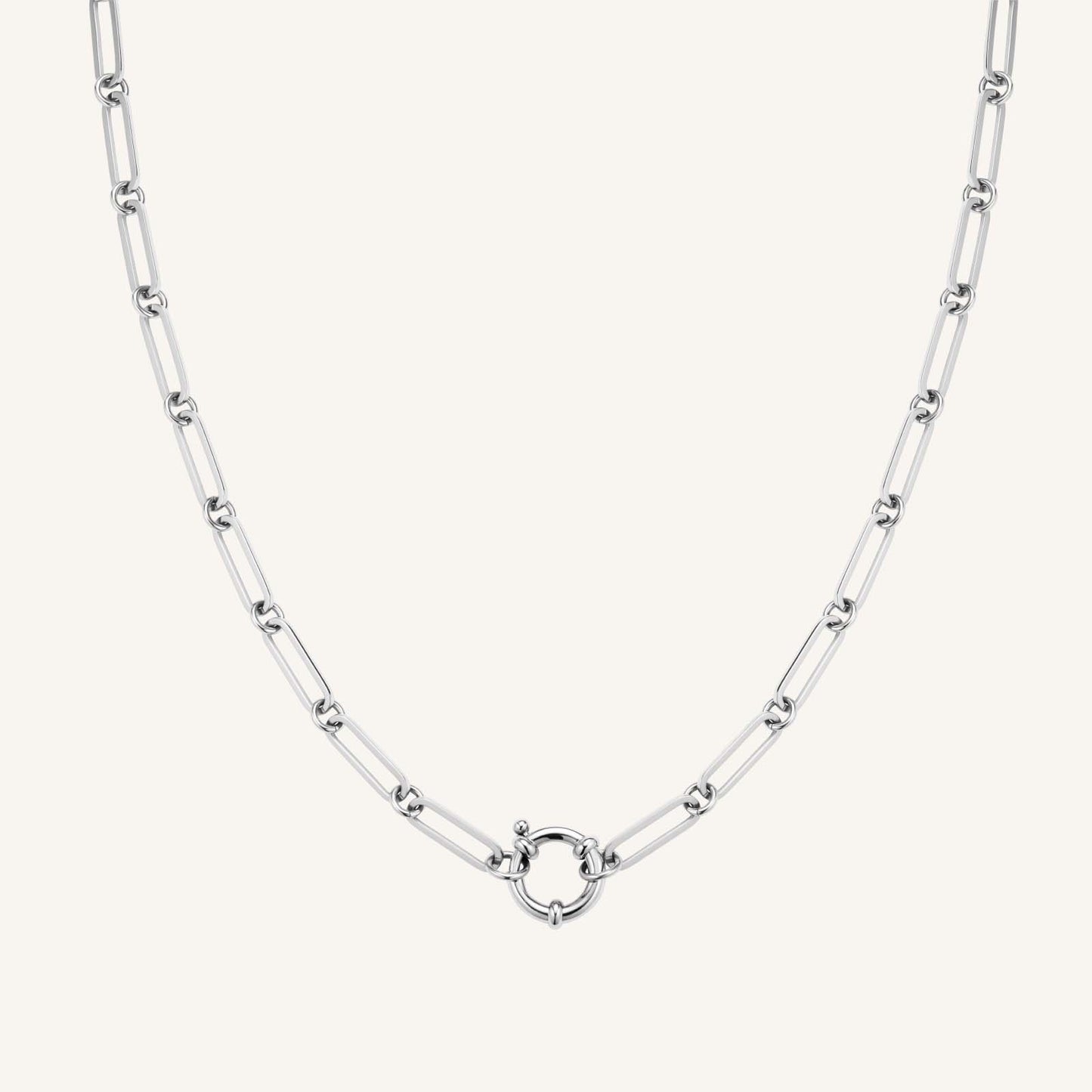 Rosefield Chunky Chain Necklace Silver