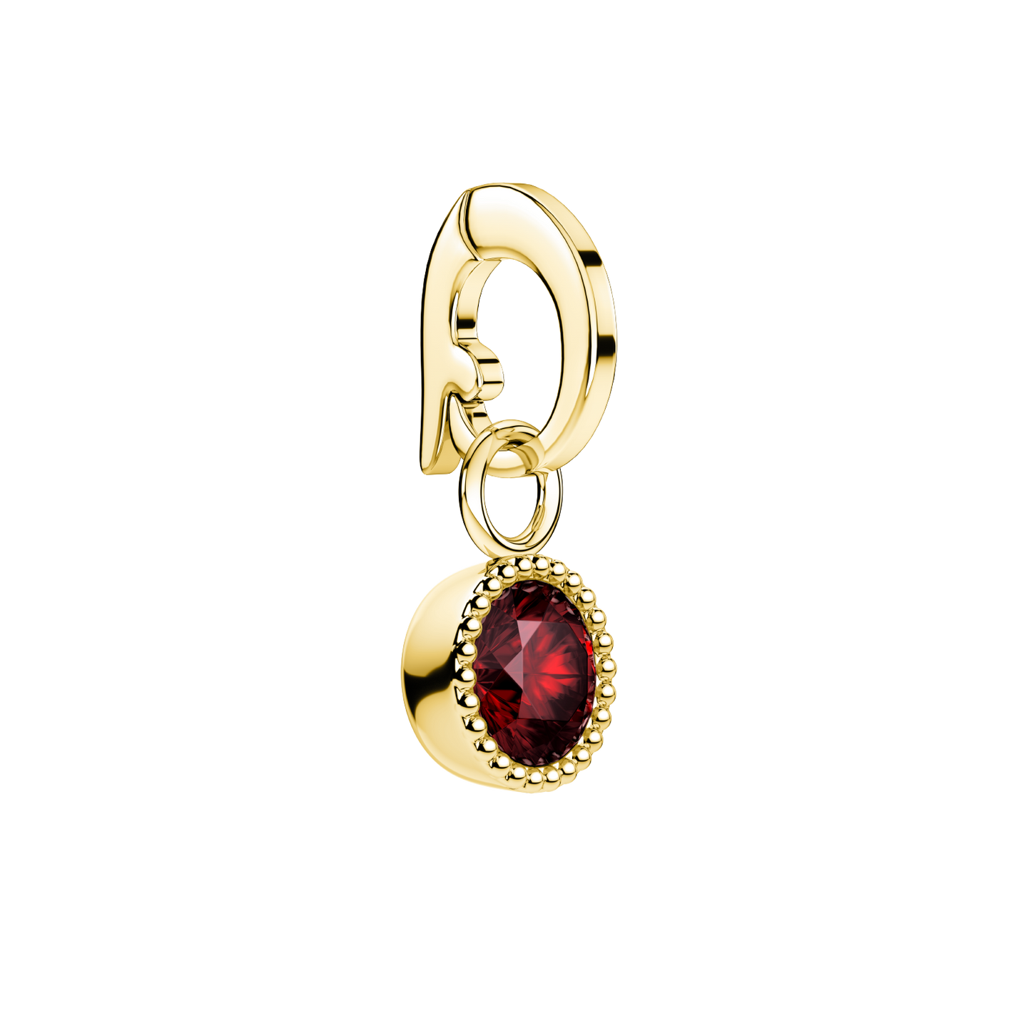 Rosefield Pendant Gold Birthstone January