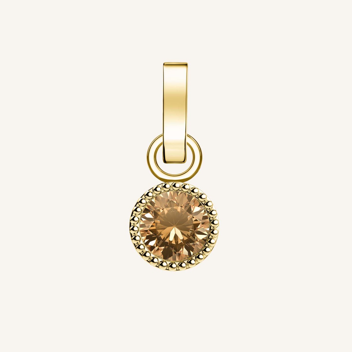 Rosefield Pendant Gold Birthstone November