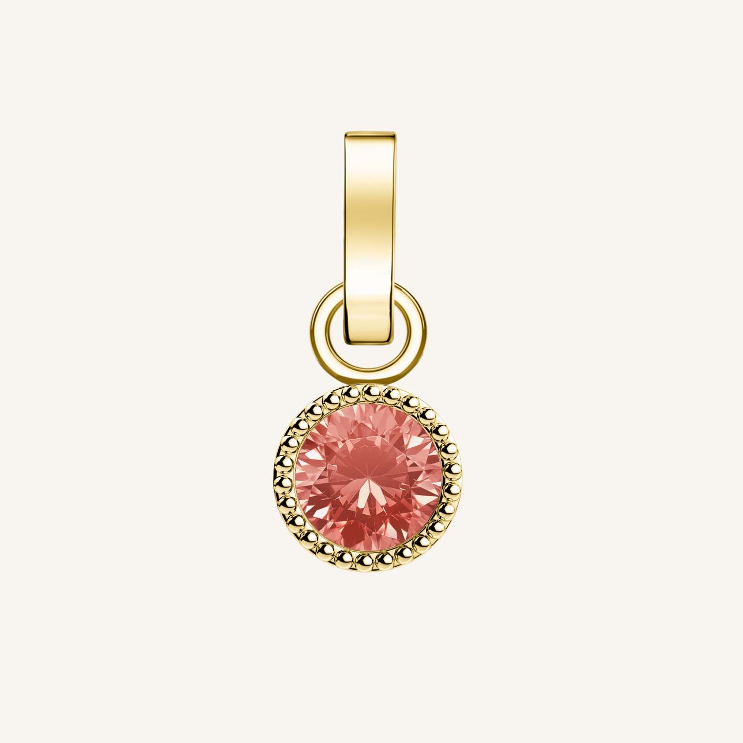 Rosefield Pendant Gold Birthstone October