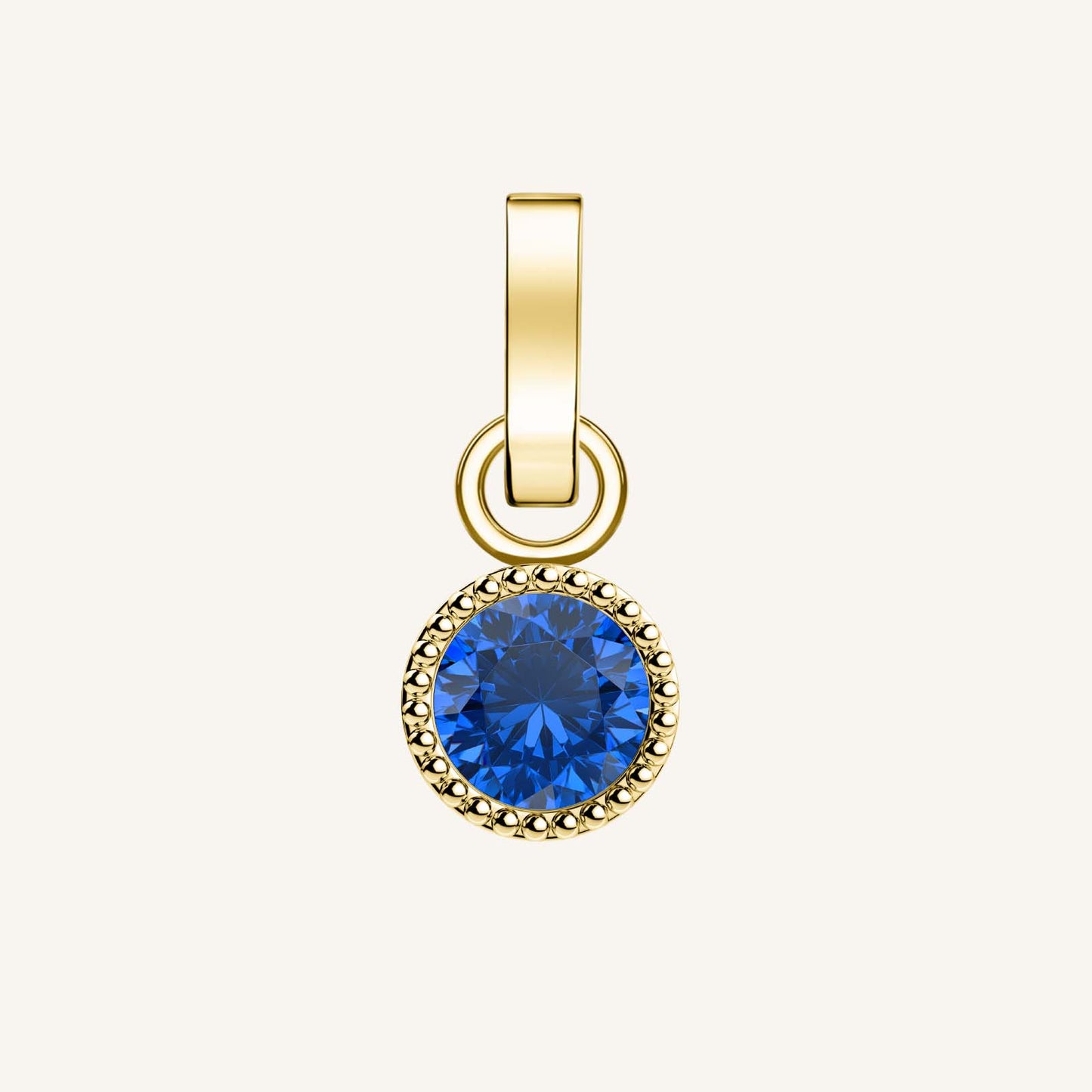 Rosefield Pendant Gold Birthstone September