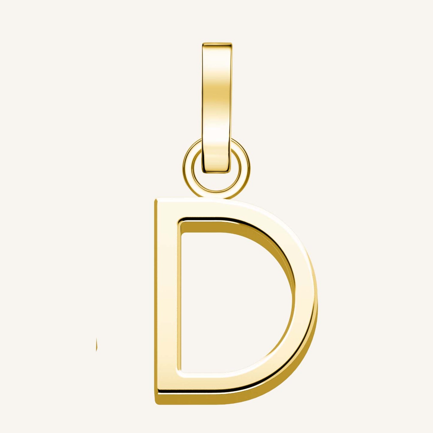 Rosefield Pendant Gold Letter D
