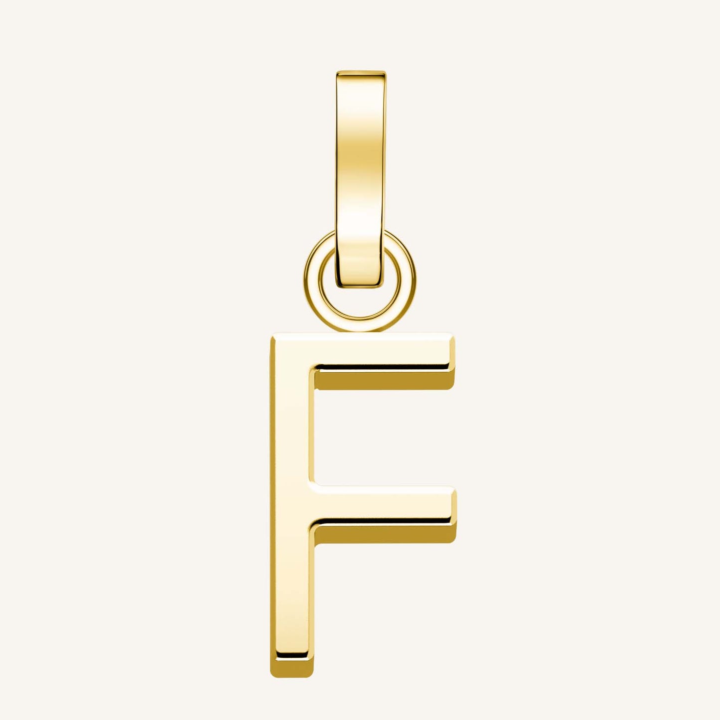 Rosefield Pendant Gold Letter F