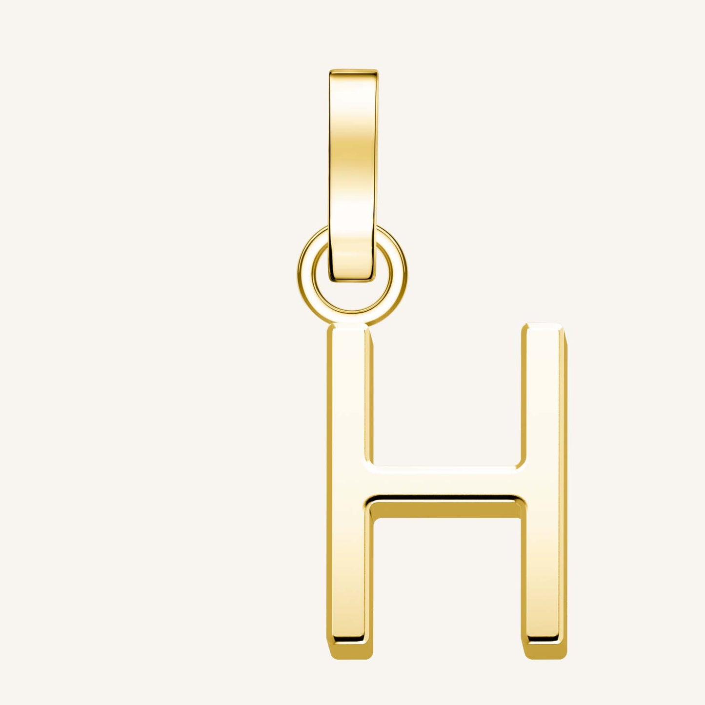 Rosefield Pendant Gold Letter H