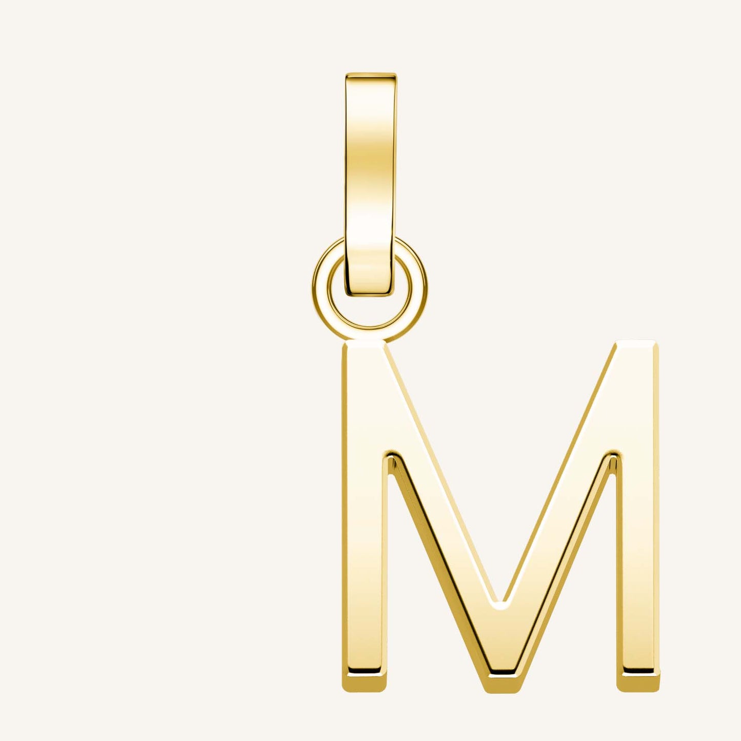 Rosefield Pendant Gold Letter M