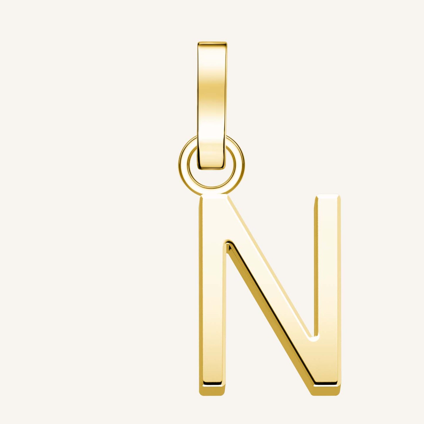 Rosefield Pendant Gold Letter N