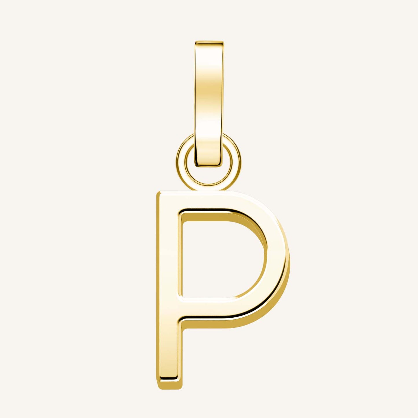 Rosefield Pendant Gold Letter P