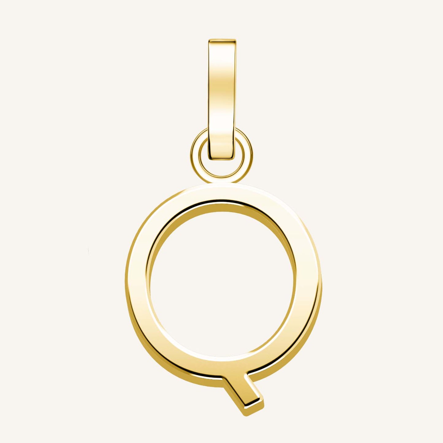 Rosefield Pendant Gold Letter Q