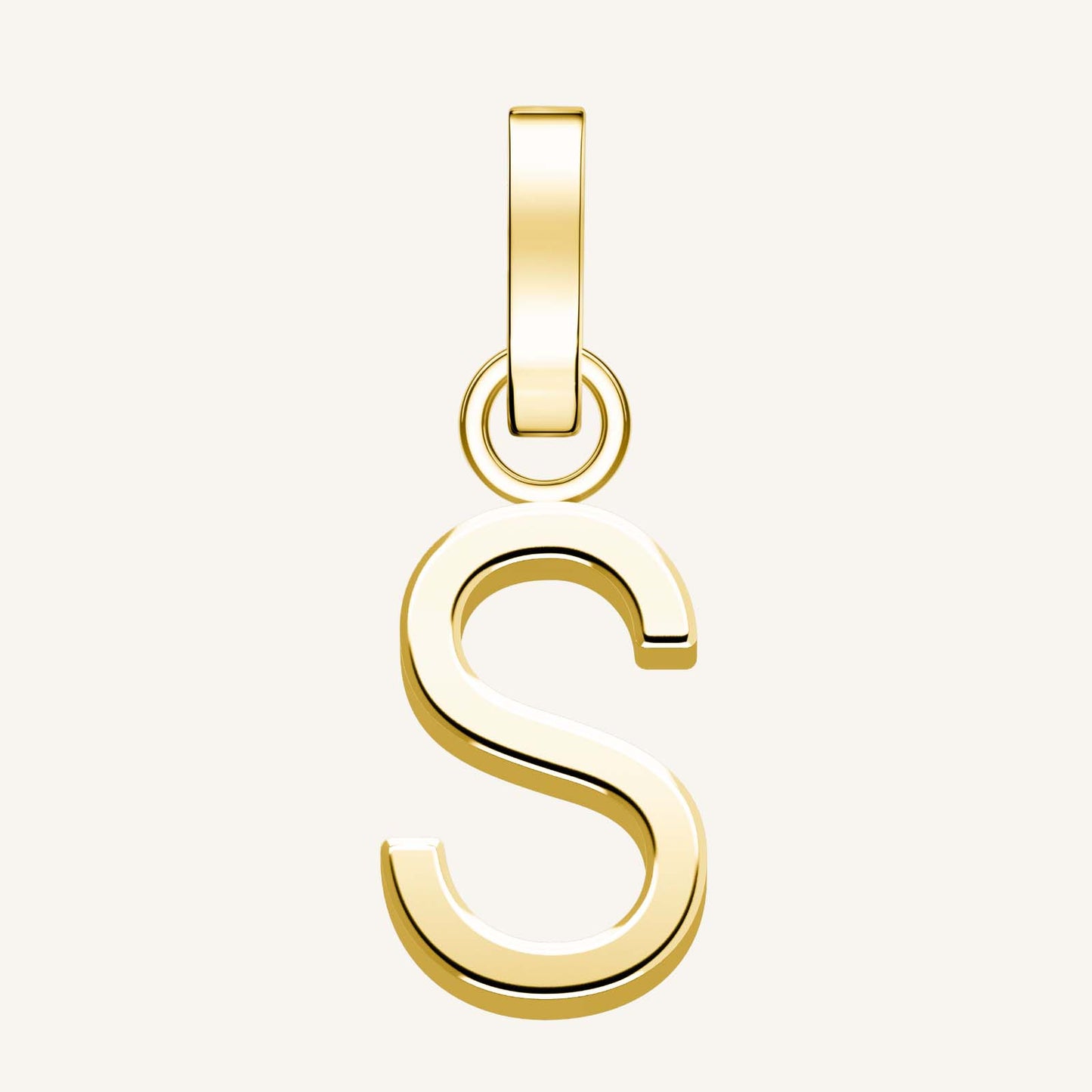 Rosefield Pendant Gold Letter S