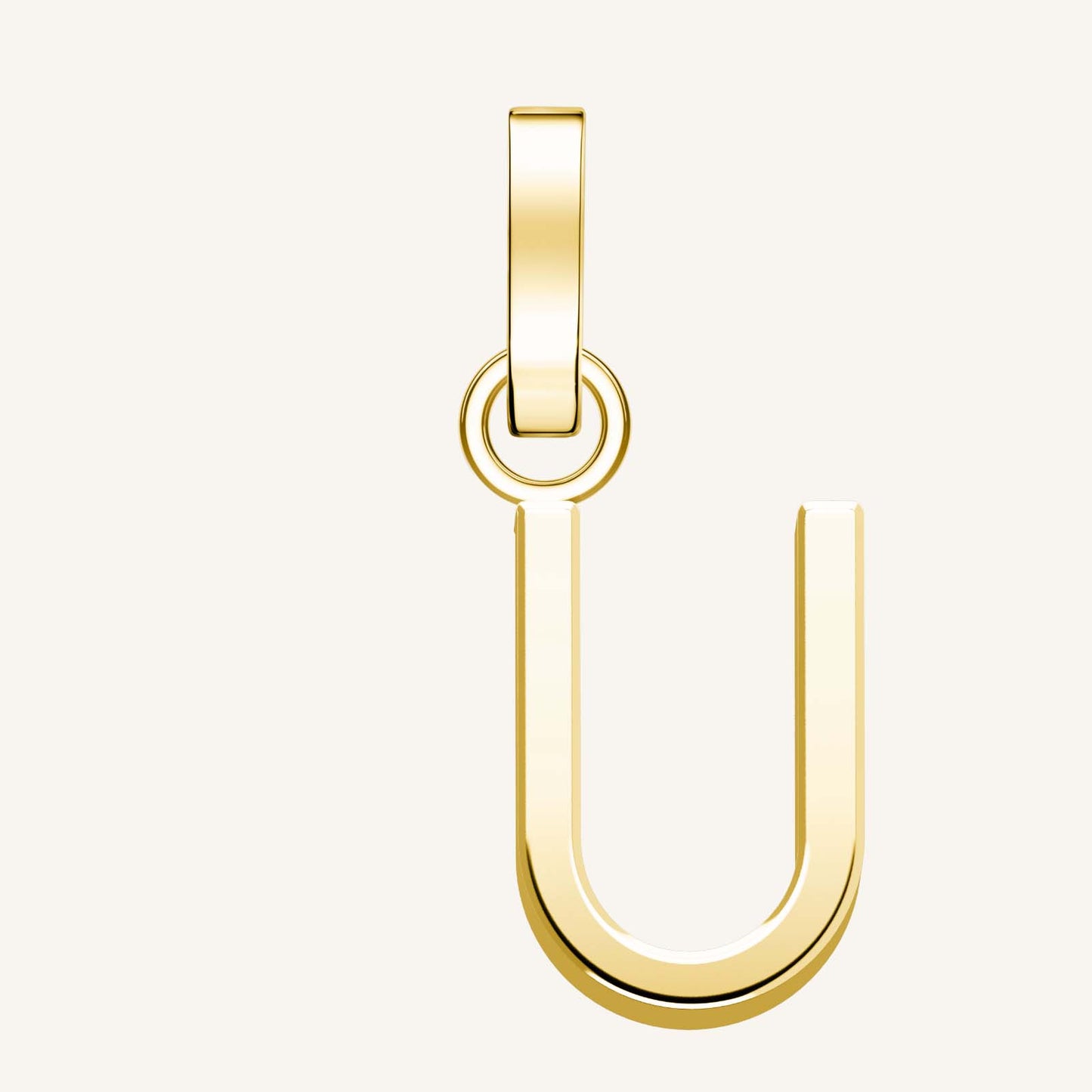 Rosefield Pendant Gold Letter U