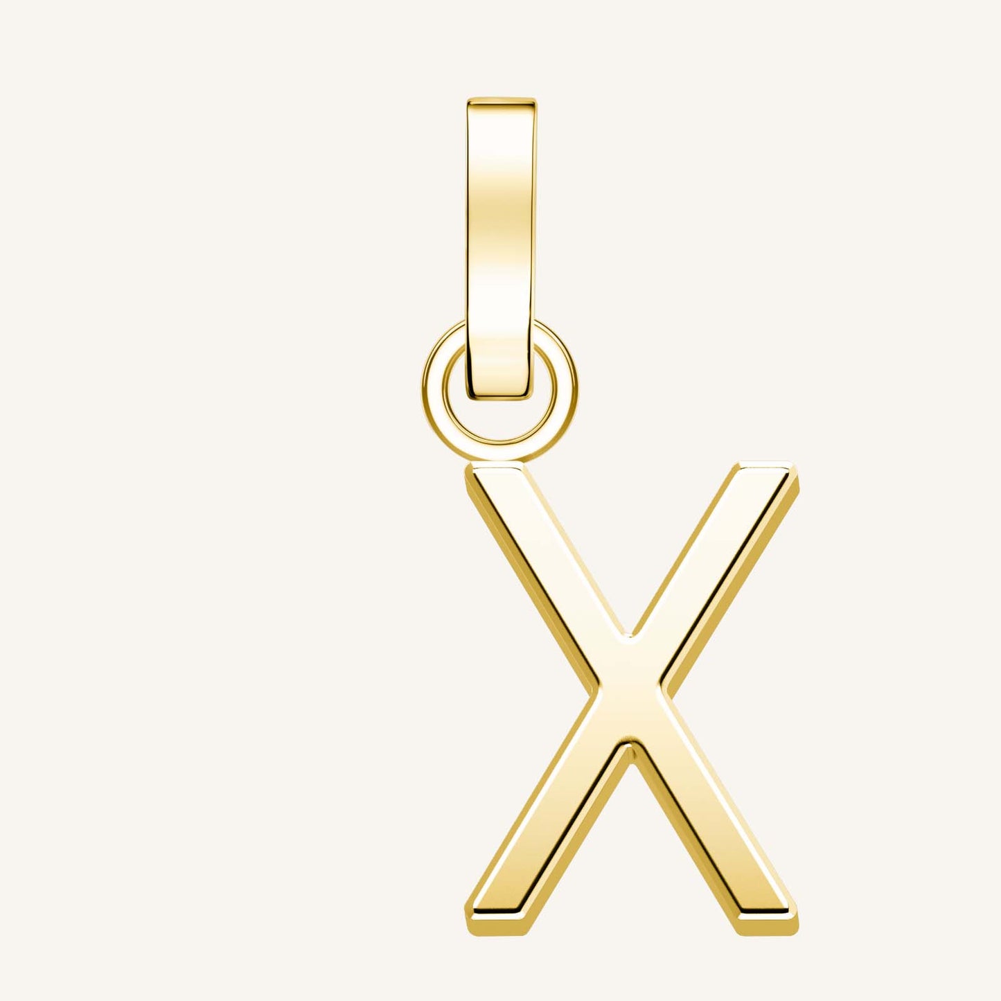 Rosefield Pendant Gold Letter X