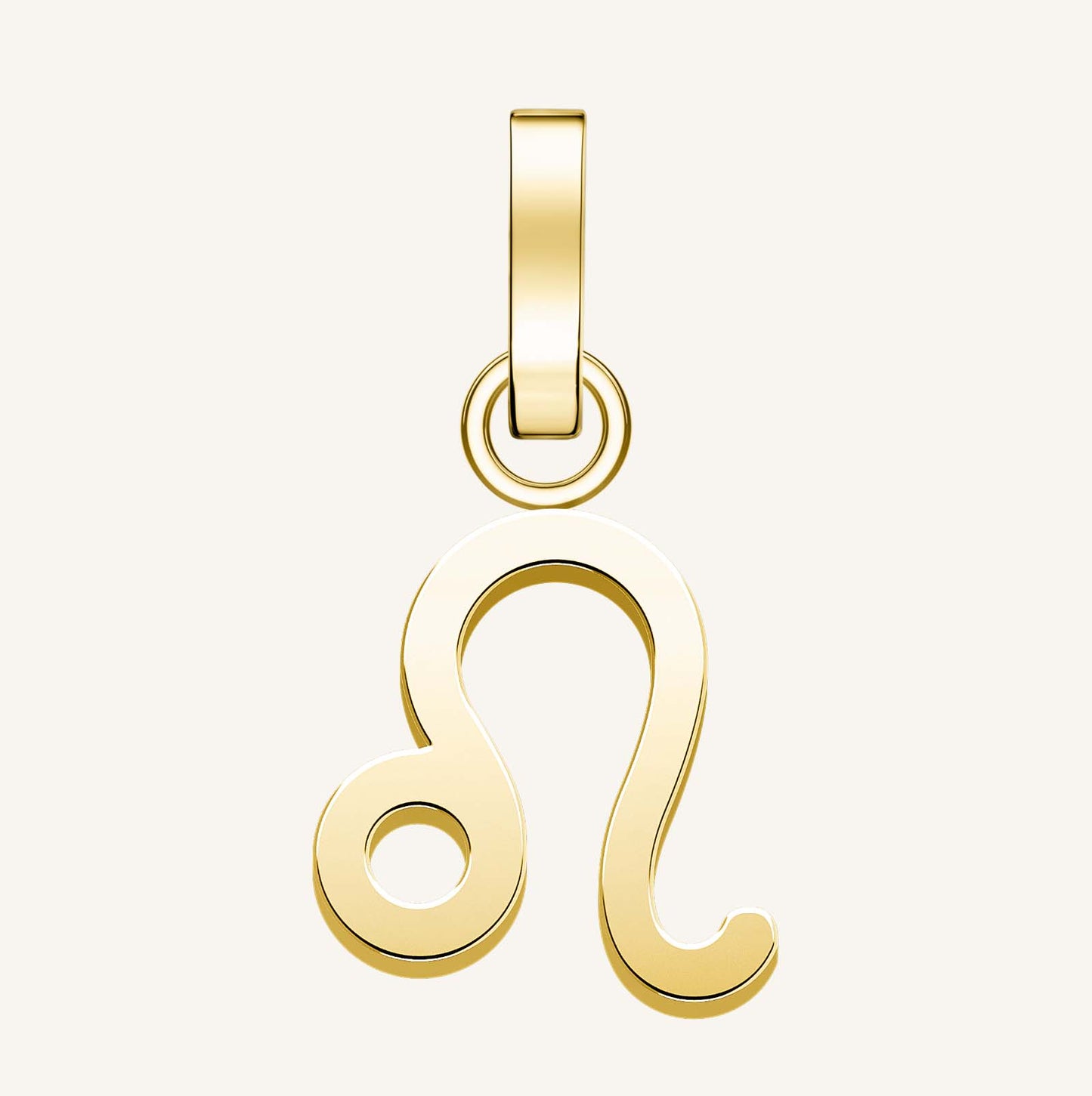 Rosefield Pendant Gold Zodiac Symbol Leo