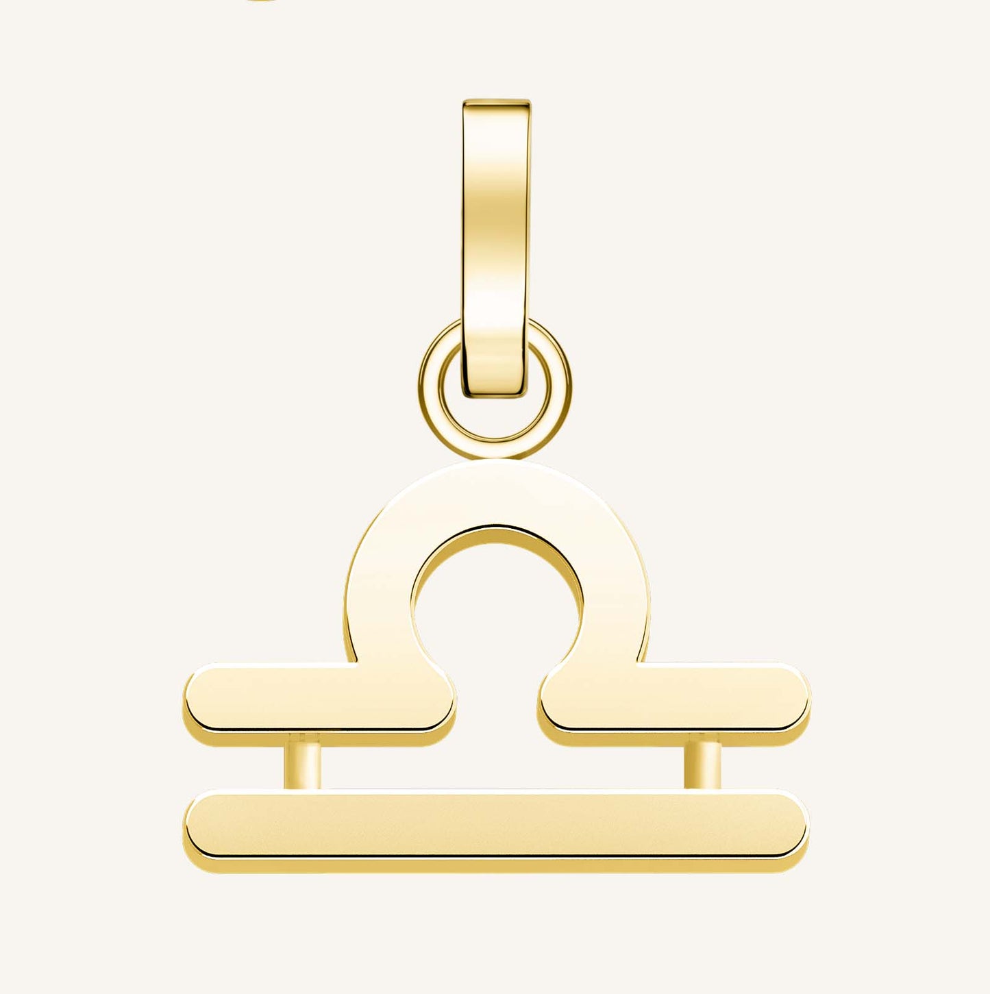 Rosefield Pendant Gold Zodiac Symbol Libra