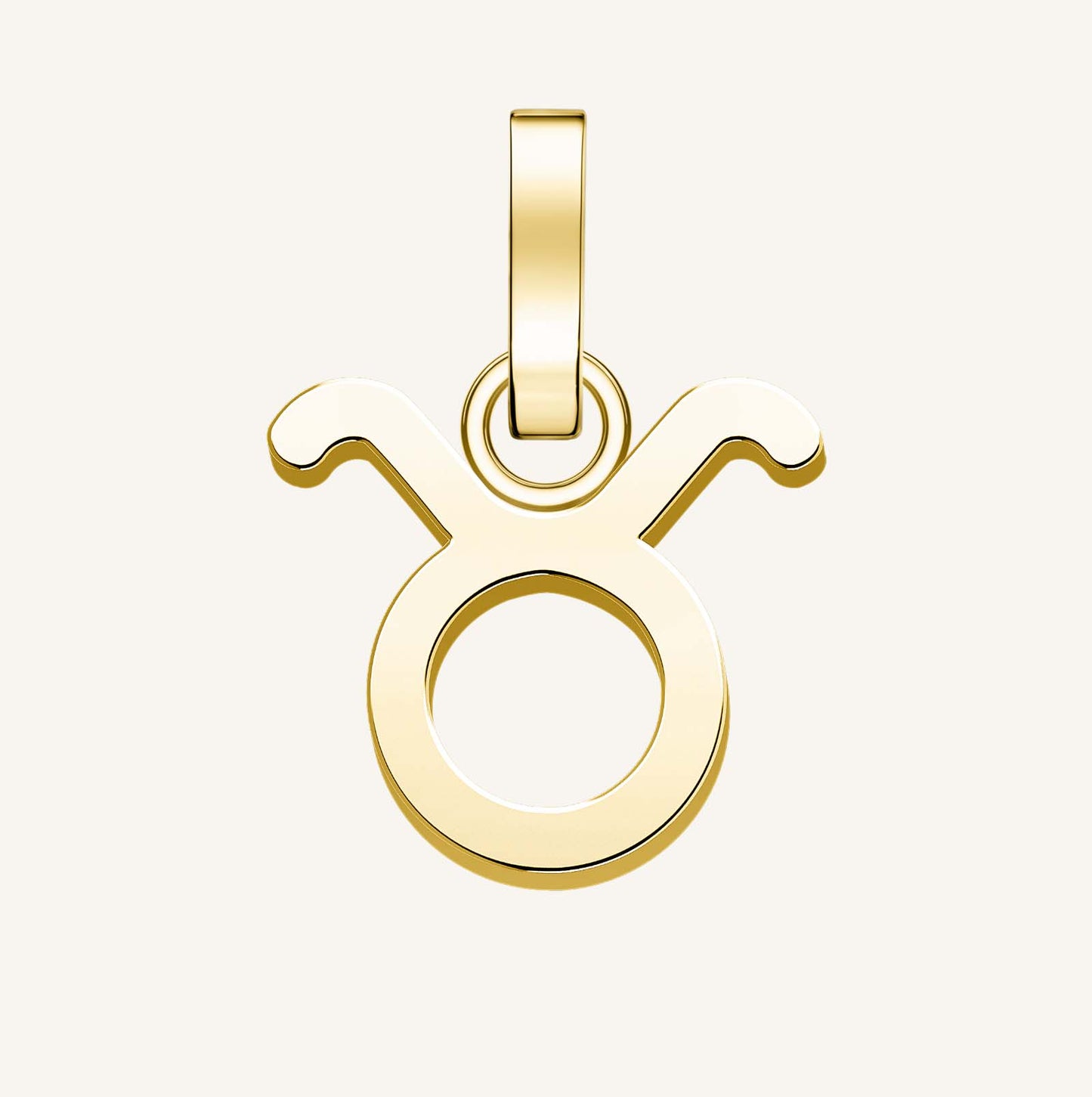 Rosefield Pendant Gold Zodiac Symbol Taurus