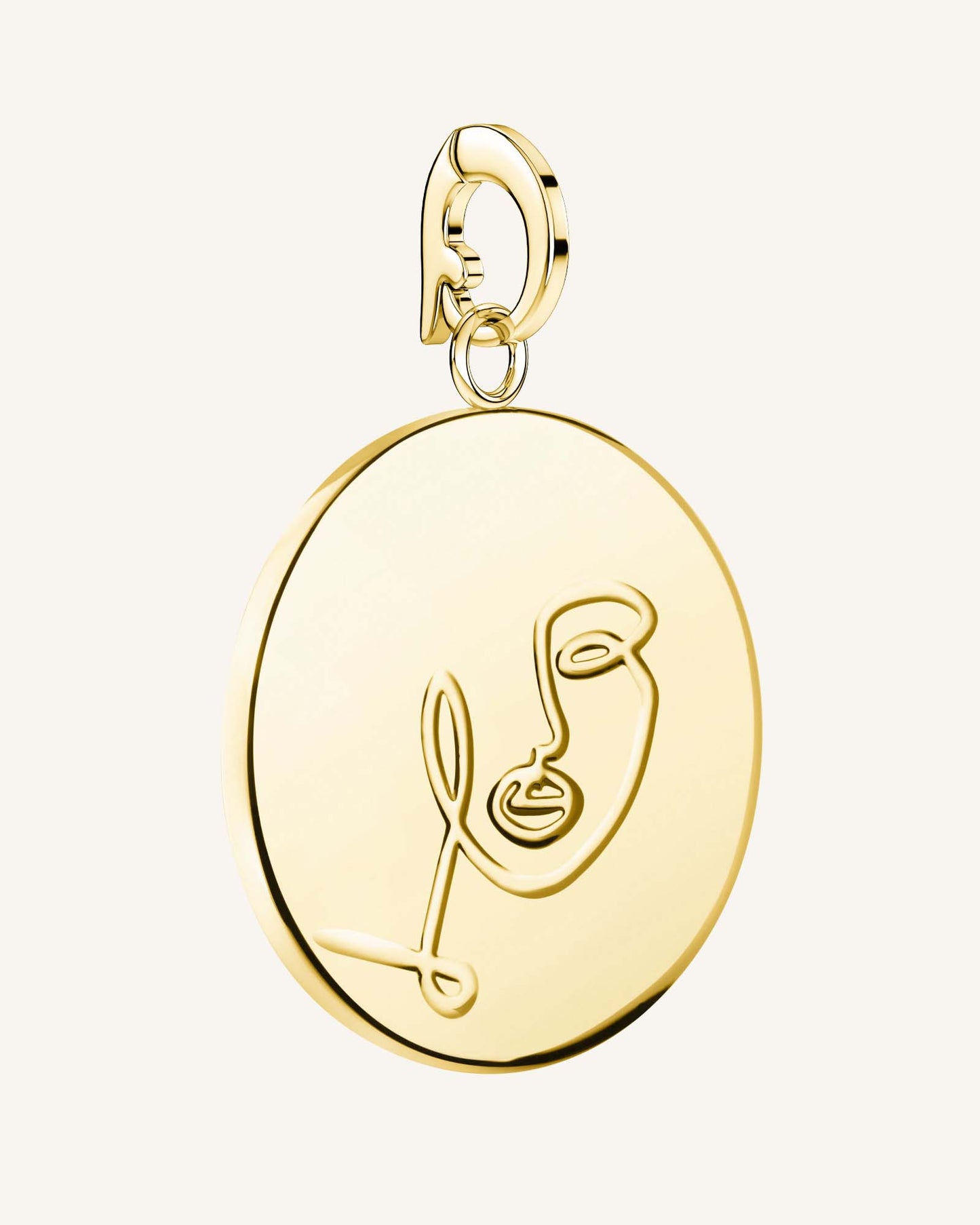 Rosefield Pendant Gold Zodiac Coin Virgo