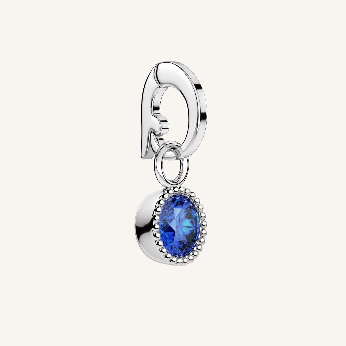Rosefield Pendant Silver Birthstone September