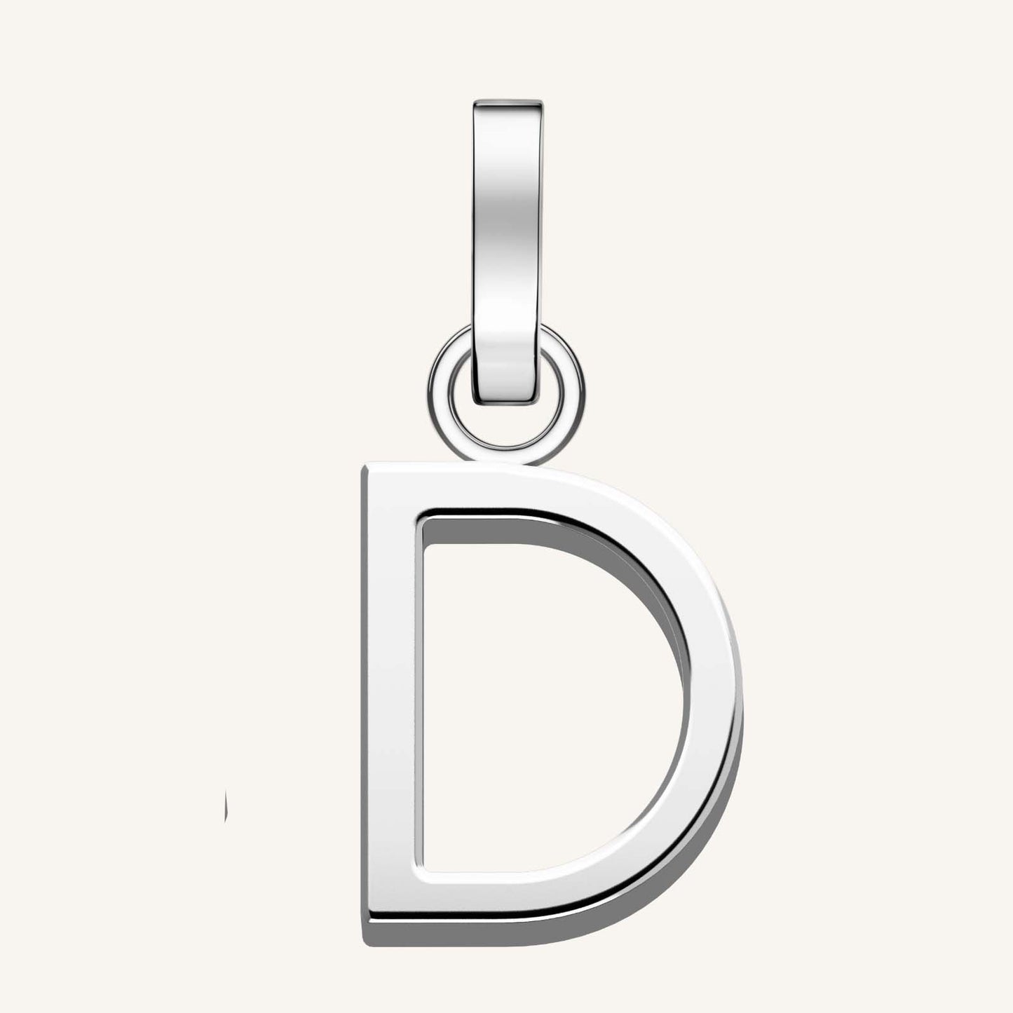 Rosefield Pendant Silver Letter D