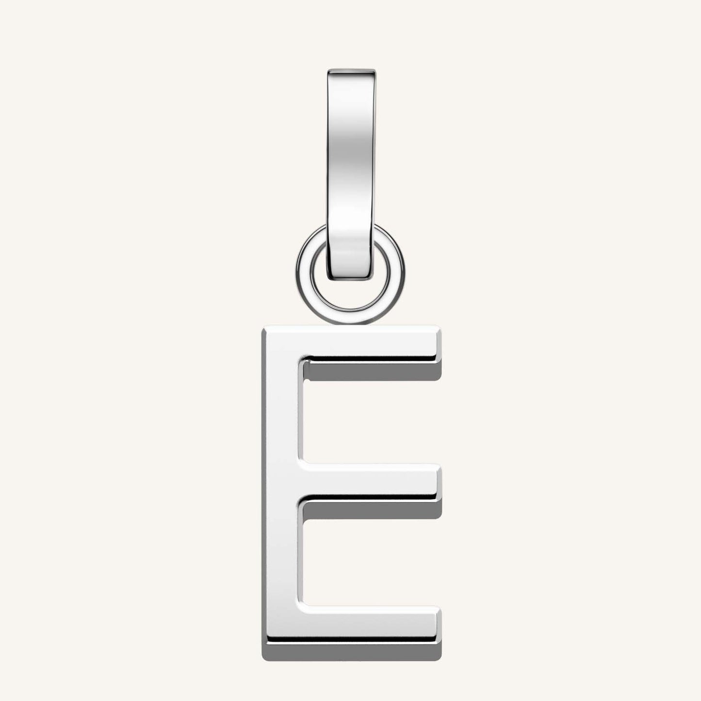 Rosefield Pendant Silver Letter E