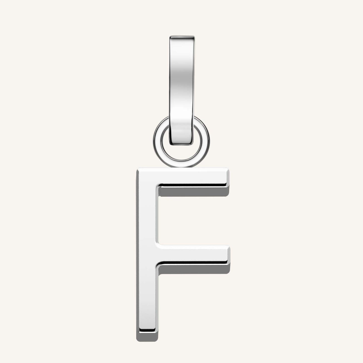 Rosefield Pendant Silver Letter F
