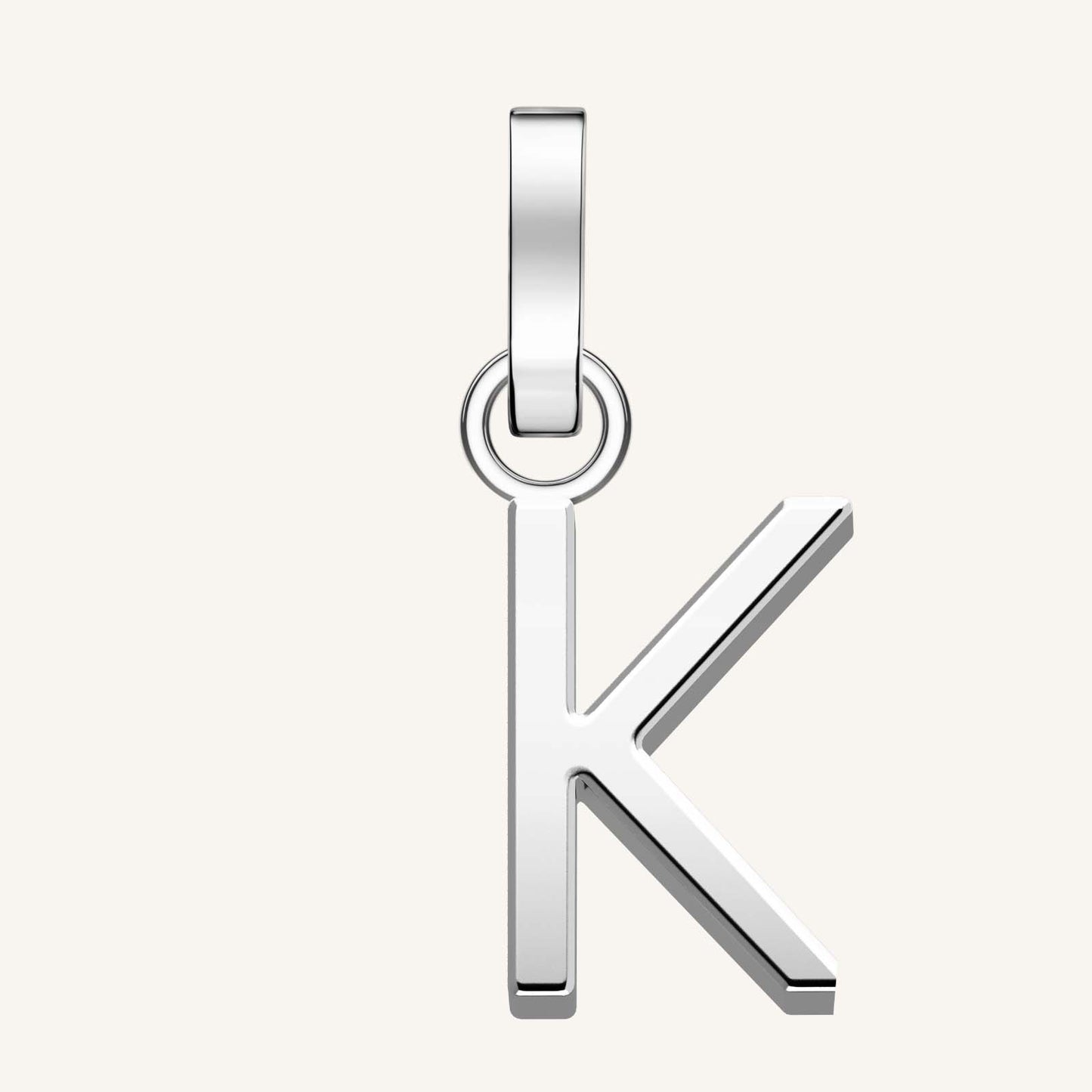 Rosefield Pendant Silver Letter K