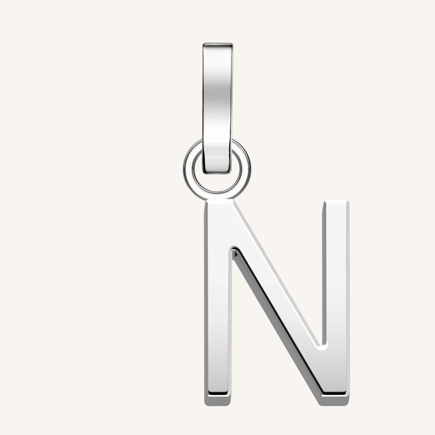 Rosefield Pendant Silver Letter N