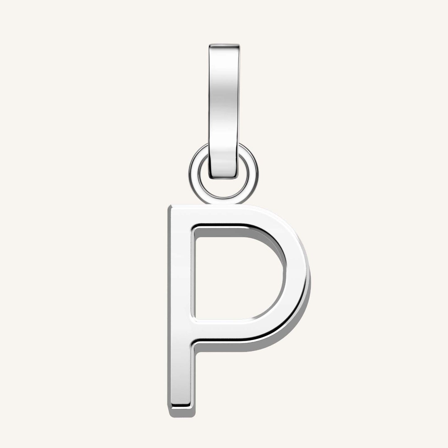 Rosefield Pendant Silver Letter P