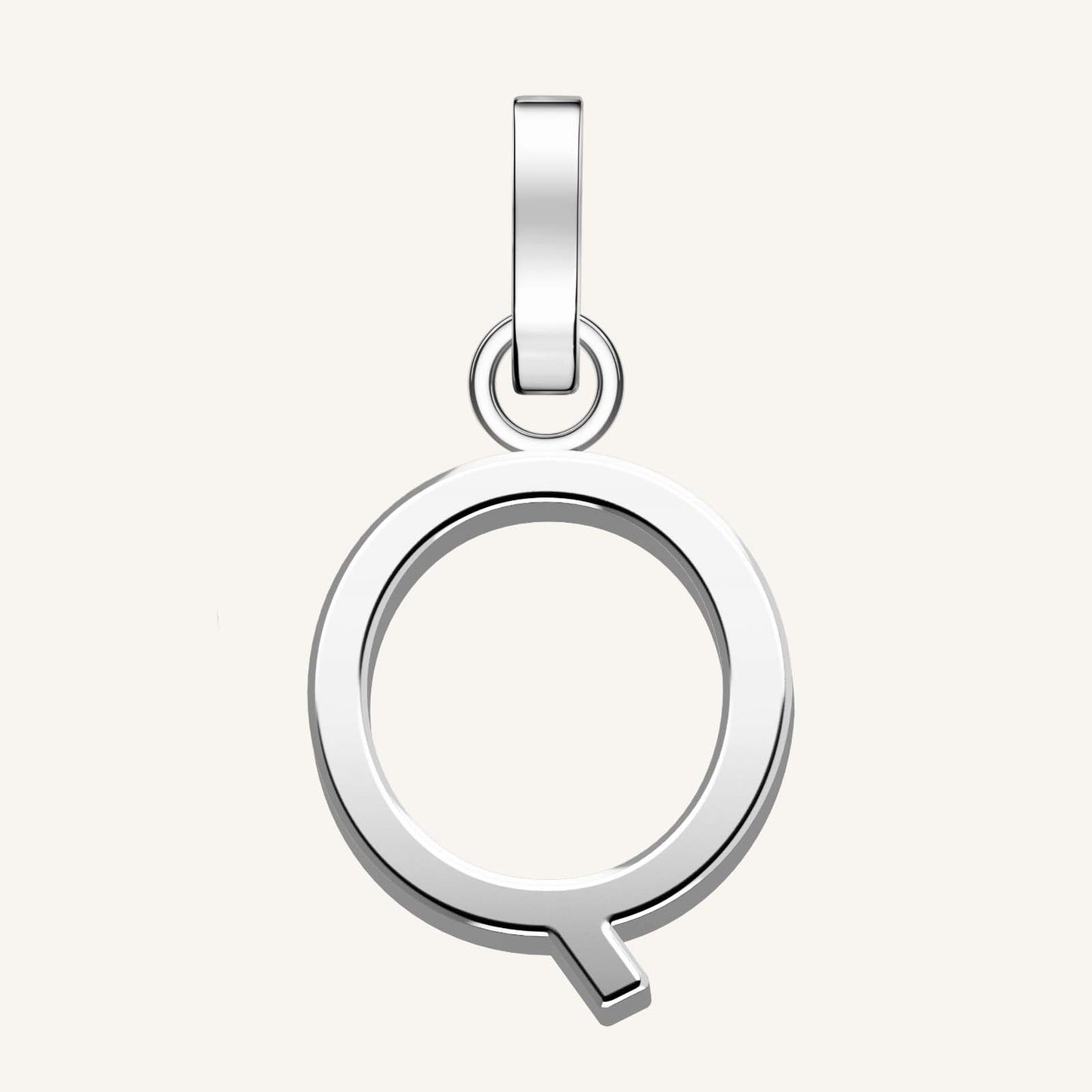 Rosefield Pendant Silver Letter Q