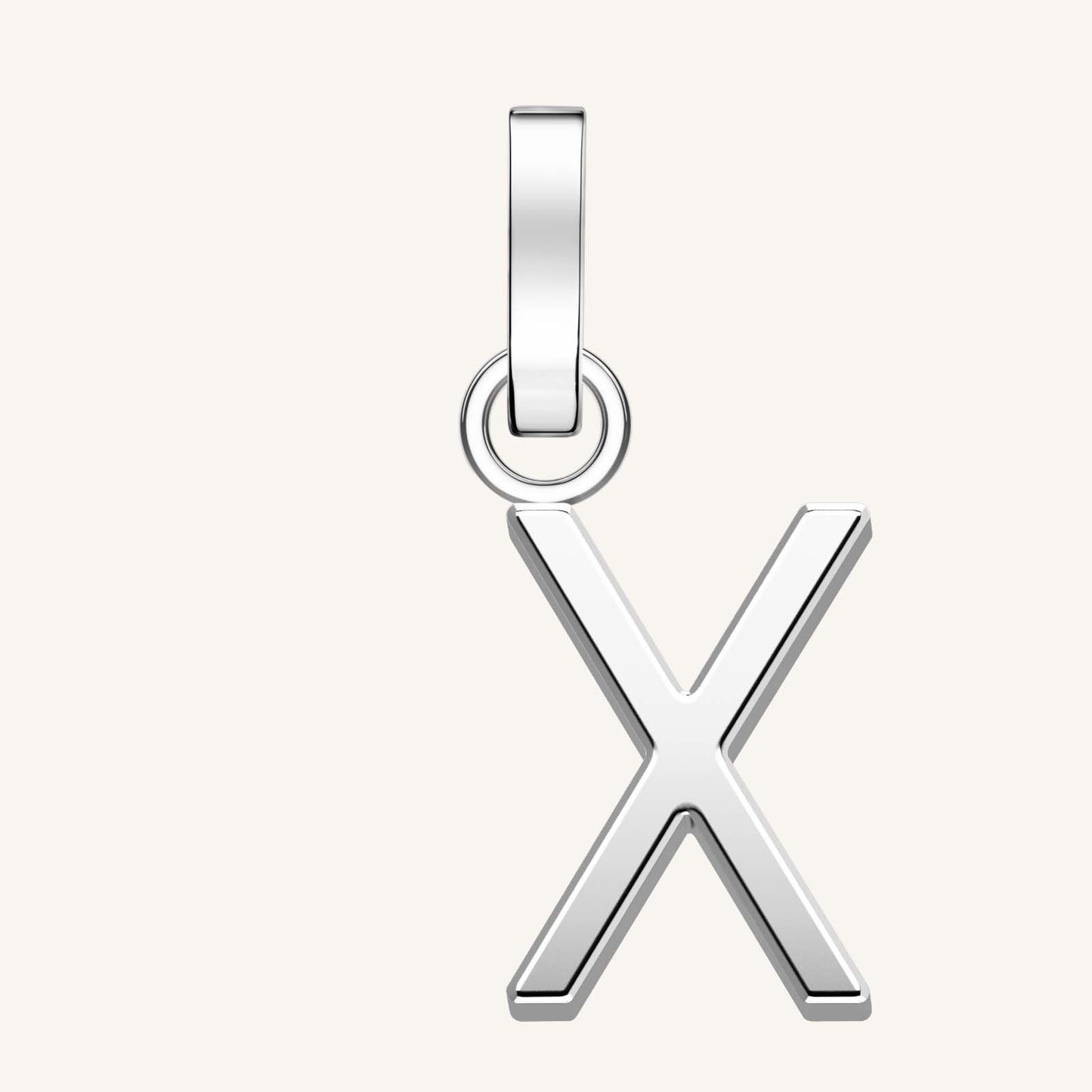 Rosefield Pendant Silver Letter X