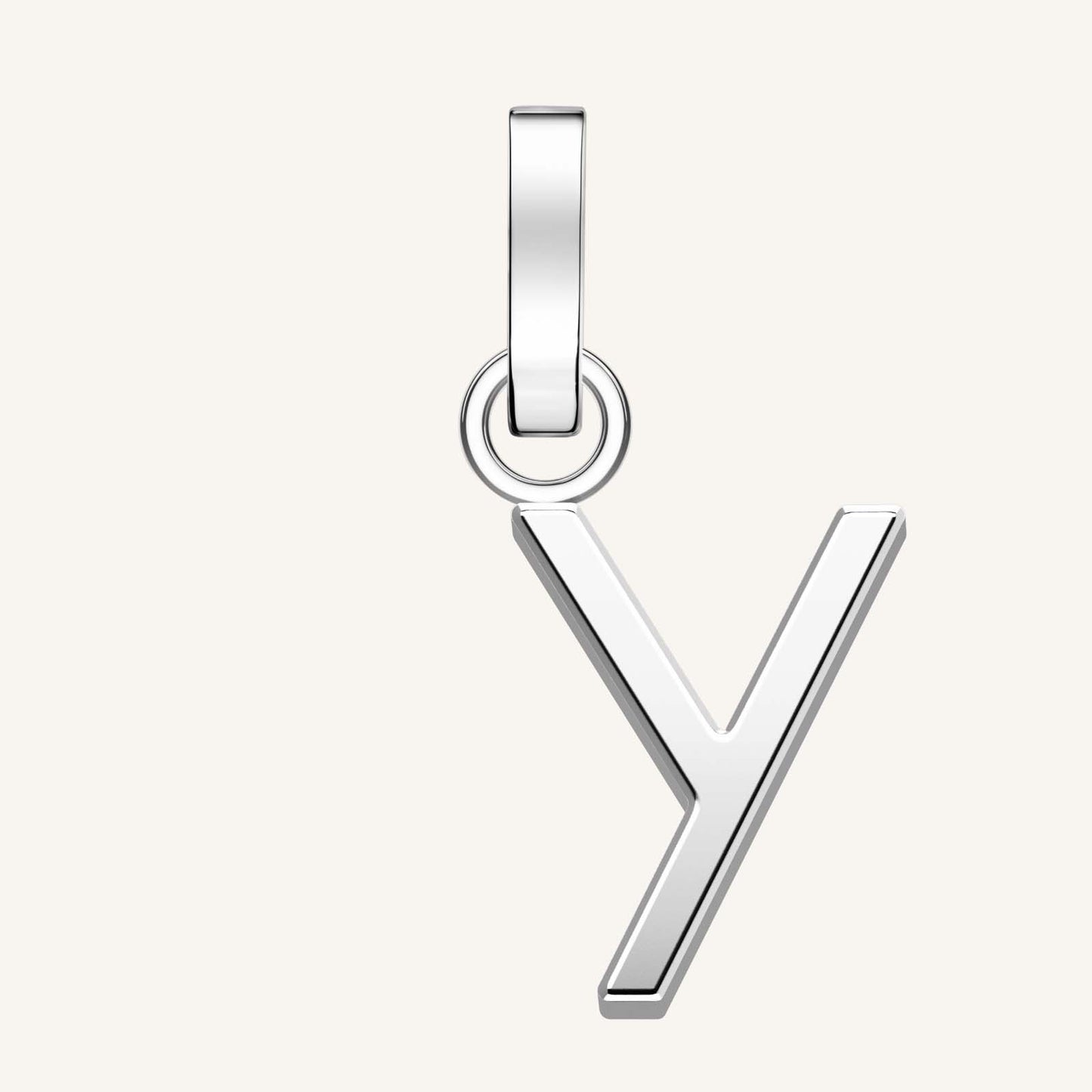 Rosefield Pendant Silver Letter Y