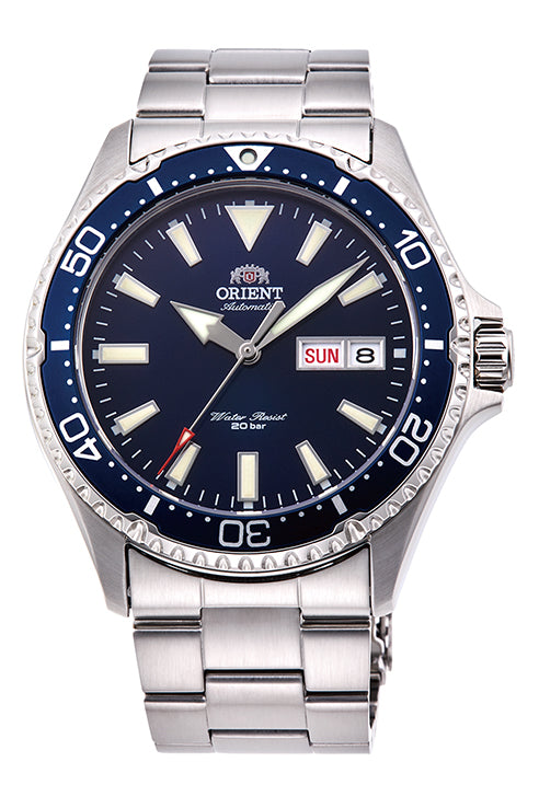 Orient Mako III Steel Bracelet Blue Dial