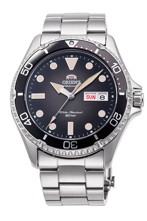 Orient Mako Vintage Steel Bracelet Black Dial