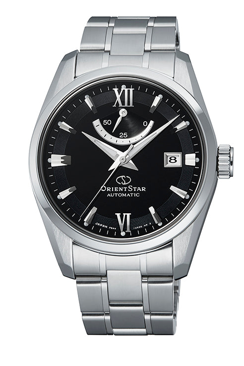 Orient Star Contemporary Date Steel Bracelet Black Dial